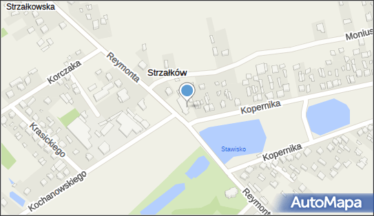 Paczkomat InPost SZL01G, Kopernika 1, Strzałków 97-500