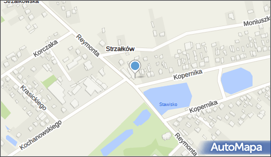 Paczkomat InPost SZL01G, Kopernika 1, Strzałków 97-500