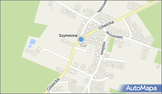 Paczkomat InPost SZMC01BAPP, Gliwicka 22, Szymocice 47-440