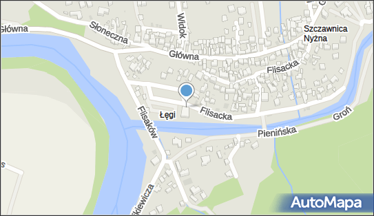 Paczkomat InPost SZW01BAPP, Flisacka 1, Szczawnica 34-460