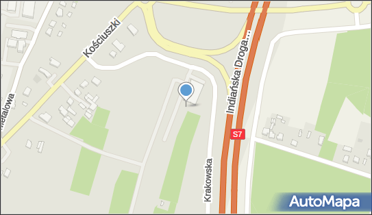 Paczkomat InPost SZY09M, Krakowska 75B, Szydłowiec 26-500