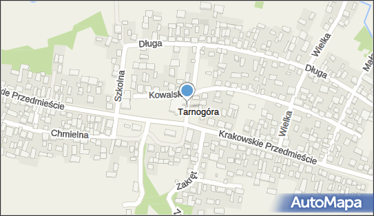 Paczkomat InPost TAO01M, Krakowskie Przedmieście 72A, Tarnogóra 22-375