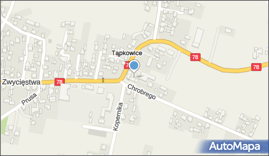 Paczkomat InPost TAP01M, Zwycięstwa 9A, Tąpkowice 42-624