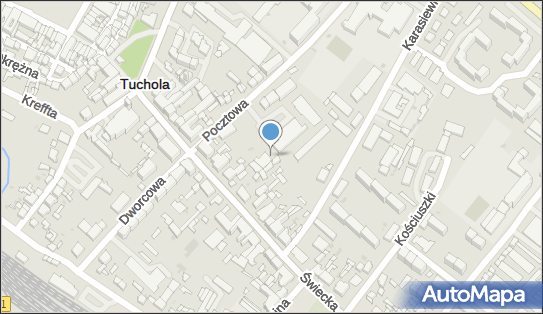 Paczkomat InPost TCL03A, Pocztowa 4, Tuchola 89-500