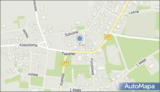 Paczkomat InPost TCO01E, Podgórna 1, Tuczno 78-640