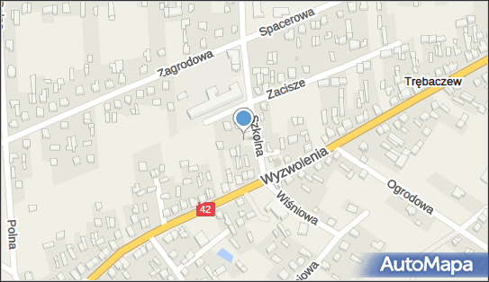 Paczkomat InPost TCW01N, Szkolna 5A, Trębaczew 98-355