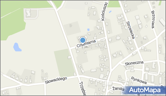 Paczkomat InPost TEB01BAPP, Cmentarna 7, Trzebiel 68-212