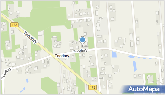 Paczkomat InPost TEDY01M, Teodory 105, Teodory 98-100