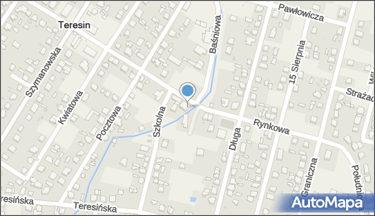 Paczkomat InPost TEE01AP, Rynkowa 10B, Teresin 96-515