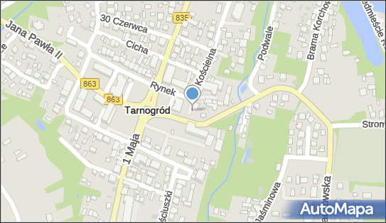 Paczkomat InPost TGN02M, Rynek 83, Tarnogród 23-420
