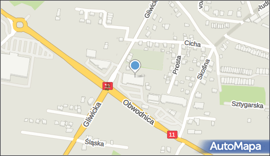 Paczkomat InPost TGO07M, Gliwicka 70, Tarnowskie Góry 42-600