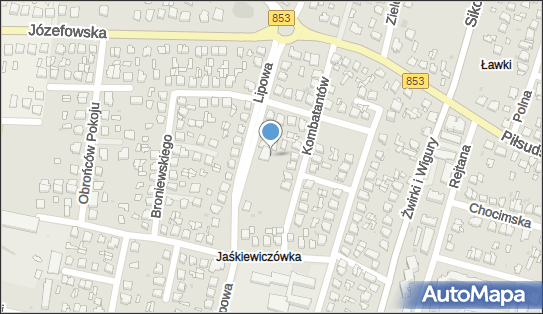 Paczkomat InPost TML02M, Lipowa 14, Tomaszów Lubelski 22-600