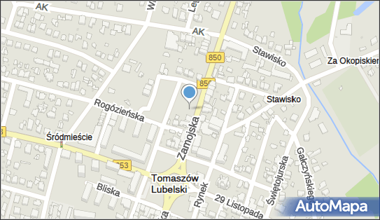 Paczkomat InPost TML02N, Zamojska 9, Tomaszów Lubelski 22-600
