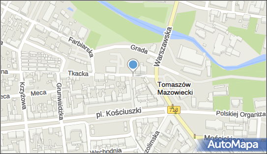 Paczkomat InPost TMS21M, Tkacka 1/3, Tomaszów Mazowiecki 97-200