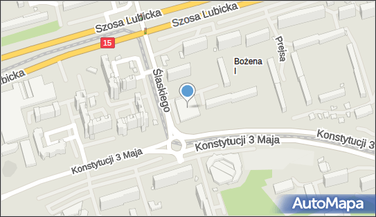 Paczkomat InPost TOR06A, Ludwika Ślaskiego 7, Toruń 87-120