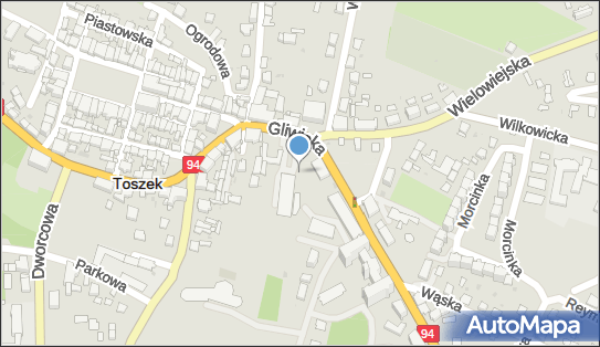 Paczkomat InPost TOS01APP, Gliwicka 11, Toszek 44-180