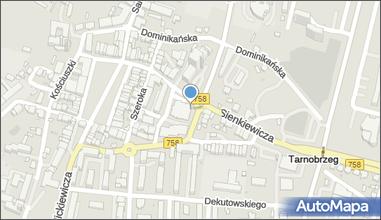 Paczkomat InPost TRA01HP, Grota Roweckiego 1, Tarnobrzeg 39-400