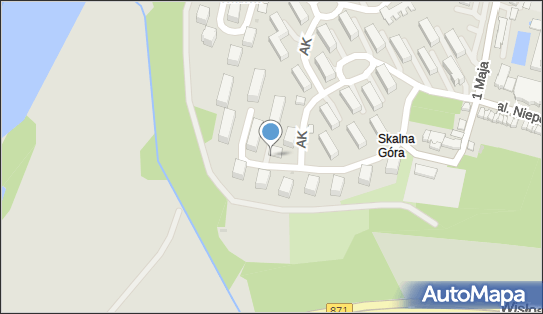 Paczkomat InPost TRA03BAPP, Skalna Góra 8a, Tarnobrzeg 39-400