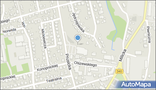 Paczkomat InPost TRN02M, Prusicka 16, Trzebnica 55-100