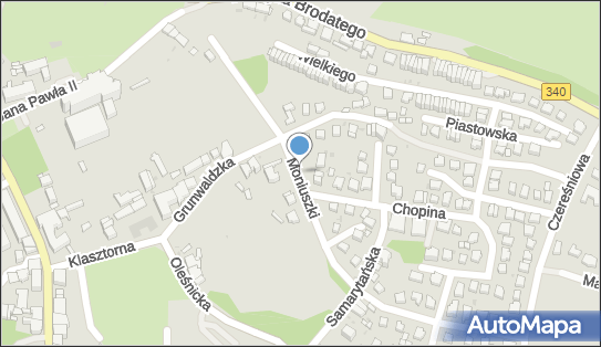 Paczkomat InPost TRN07M, Moniuszki 4, Trzebnica 55-100