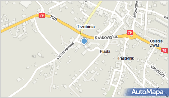 Paczkomat InPost TRZ08M, Ochronkowa 15, Trzebinia 32-540