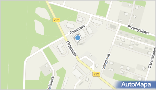 Paczkomat InPost TWK01M, Towarowa 2, Trąbki Wielkie 83-034