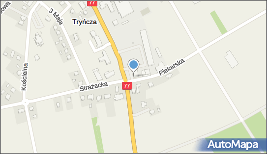 Paczkomat InPost TYA01M, Tryńcza 120, Tryńcza 37-204