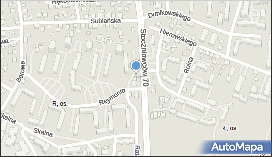 Paczkomat InPost TYC02H, Stoczniowców 70 70, Tychy 43-100