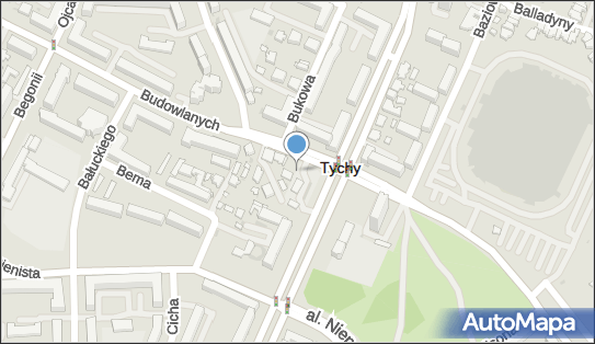 Paczkomat InPost TYC03N, Budowlanych 1, Tychy 43-110