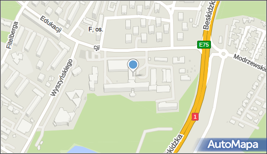 Paczkomat InPost TYC04HP, Edukacji 102, Tychy 43-100