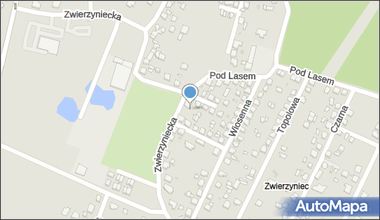 Paczkomat InPost TYC07N, Zwierzyniecka 31, Tychy 43-103