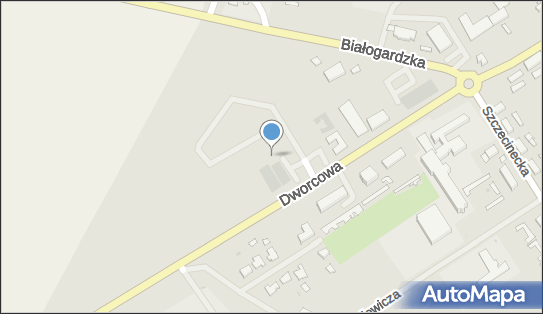 Paczkomat InPost TYH02M, Dworcowa 34, Tychowo 78-220