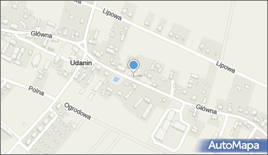 Paczkomat InPost UDN01M, Główna 36B, Udanin 55-340