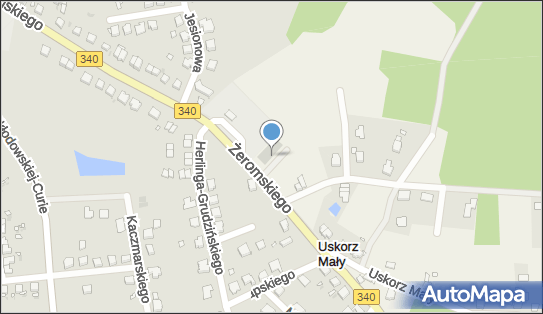 Paczkomat InPost UMAL01APP, Uskorz Mały 1, Uskorz Mały 56-100