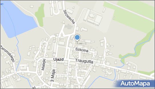 Paczkomat InPost UZD01M, Szkolna 1, Ujazd 47-143