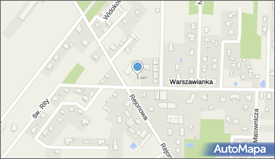 Paczkomat InPost VAS01M, Brzozowa 30, Warszawianka 05-552
