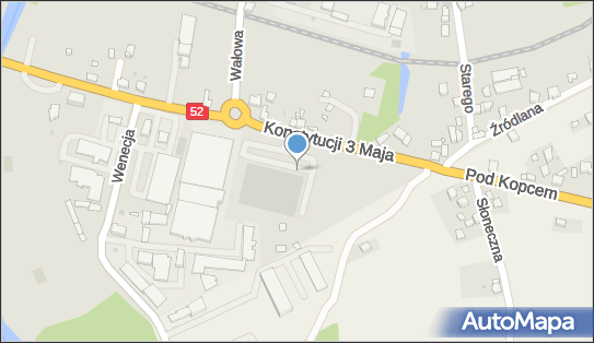 Paczkomat InPost WAD05M, Konstytucji 3 Maja 12A, Wadowice 34-100