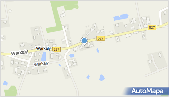 Paczkomat InPost WAKA01BAPP, Warkały 14, Warkały 11-041