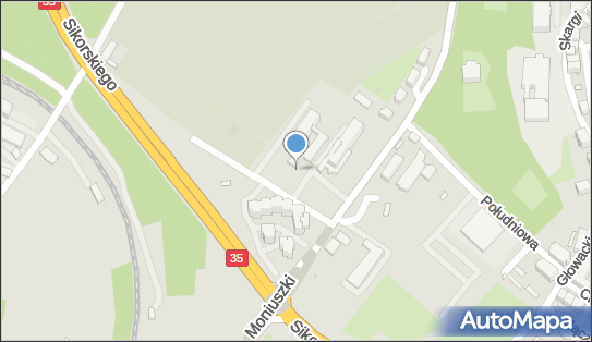 Paczkomat InPost WAL01APP, Moniuszki 66, Wałbrzych 58-300