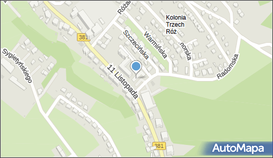 Paczkomat InPost WAL03L, 11-go Listopada 87, Wałbrzych 58-302