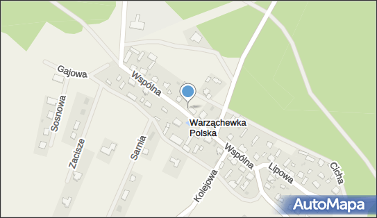 Paczkomat InPost WAPO01M, Wspólna 13, Warząchewka Polska 87-800