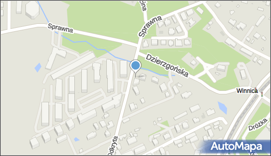 Paczkomat InPost WAW01APP, Odkryta 82, Warszawa 03-140