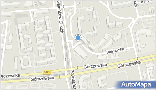 Paczkomat InPost WAW01M, Powstańców Śląskich 72, Warszawa 01-381