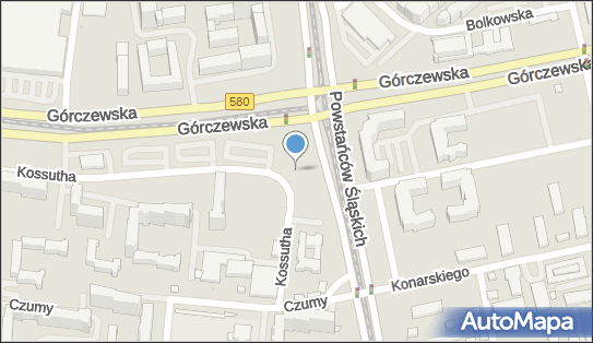 Paczkomat InPost WAW01SAPP, Kossutha Lajosa, Warszawa 01-315