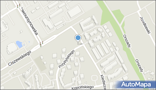 Paczkomat InPost WAW02SAPP, Przybylskiego 2, Warszawa 02-777