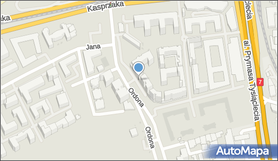 Paczkomat InPost WAW04H, Ordona 7B, Warszawa 01-237