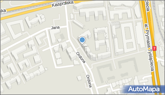 Paczkomat InPost WAW04H, Ordona 7B, Warszawa 01-237