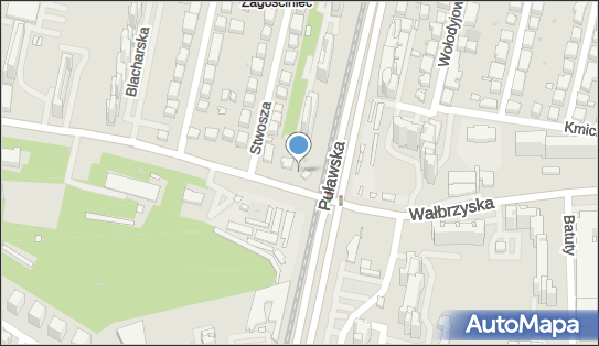 Paczkomat InPost WAW05BAPP, aleja Lotników 2A, Warszawa 02-668