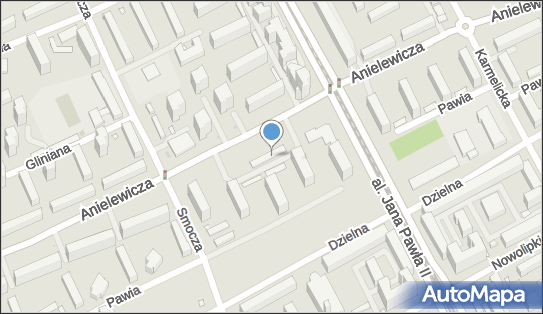 Paczkomat InPost WAW05B, Anielewicza 23A, Warszawa 01-026