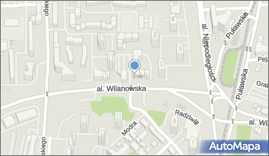 Paczkomat InPost WAW05H, Aleja Wilanowska 364B, Warszawa 02-665